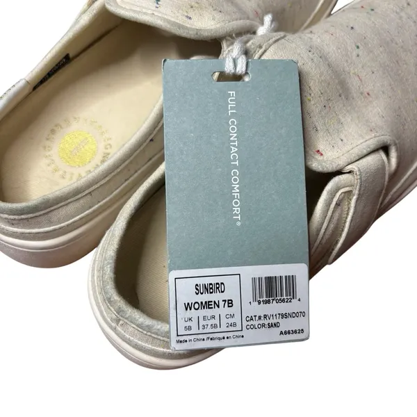 Revitalign Sunbird Mules Women Sz 7 Tan Sand Slip On Orthotic Comfort Shoes NEW - Image 8