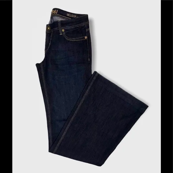 DL1961 Melissa Wide Leg Jeans Size 27 - Image 2