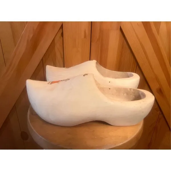 Dutch Wooden Clogs•Shoes•Gardening•Painting•Art•Size US 8 dutch size 26 ￼ - Image 2