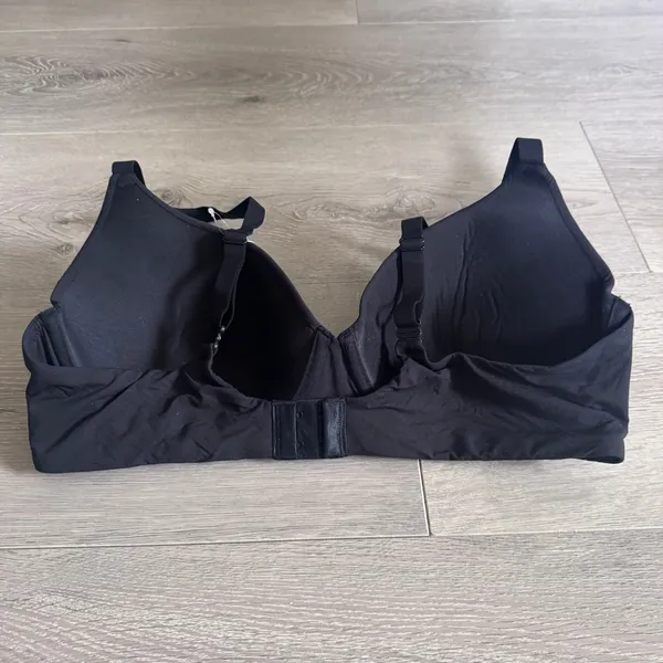 Nueskin‎ Demi Bra Jet Black Underwire Adjustable Straps 38D NWT - Image 5