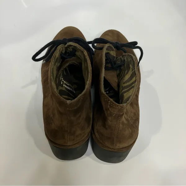 Fly London Lare lace up ankle boots brown suede casual modern women’s size 38‎ - Image 6