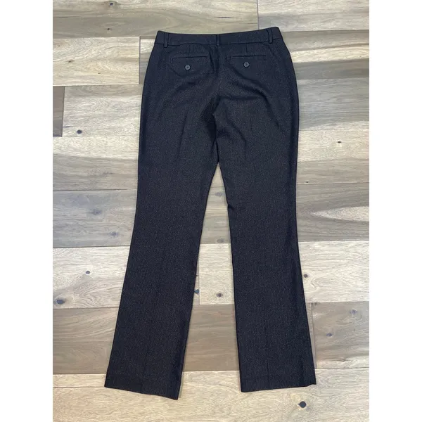 Express Brown Metallic Thread Pants Size 4 Slim Modern Fit - Image 5