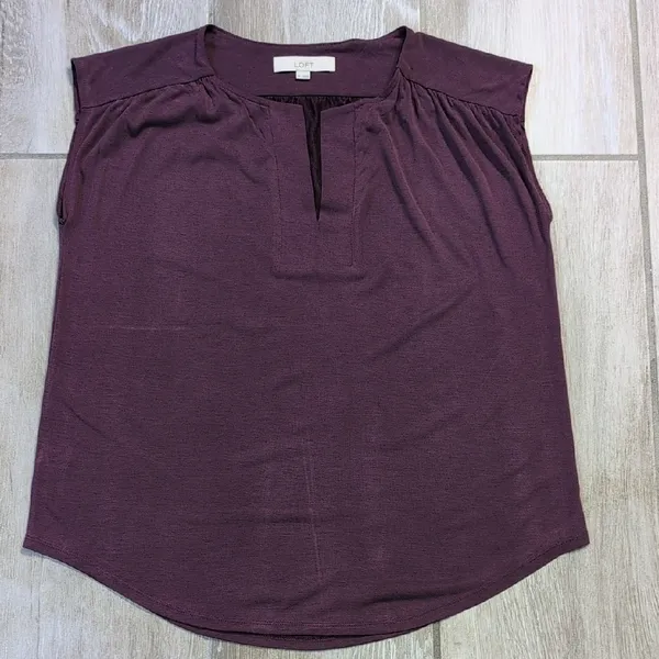 Loft Slitneck Sleeveless Top | Loft Loose fit Sleeveless Shirt - Image 7