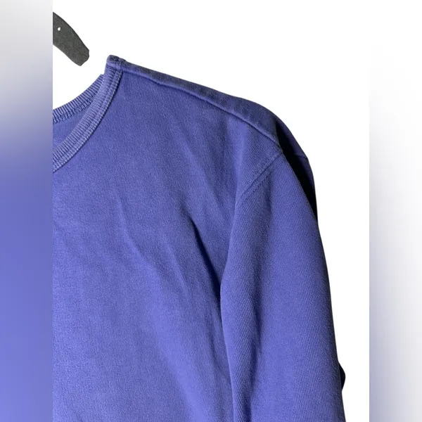 Vintage Disney Store Purple Long Sleeve T-Shirt Mittens Embroidery Womens Size L - Image 4