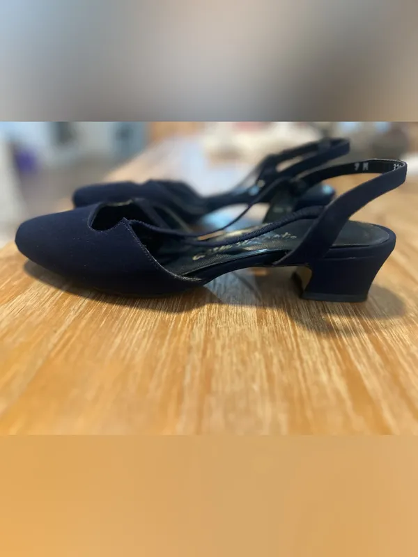 Easy Street Kitten Slingback Heels - Image 5