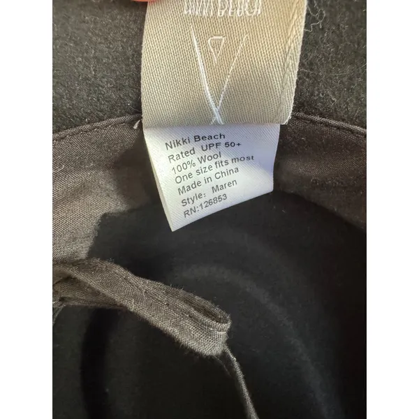 Nikki Beach black wool Maren hat‎ - Image 6
