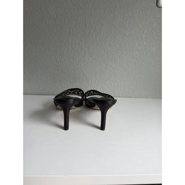 Steve Madden Palomah Leopard Clear Strap Mule Heels Women's 8 New NWOB - Image 4