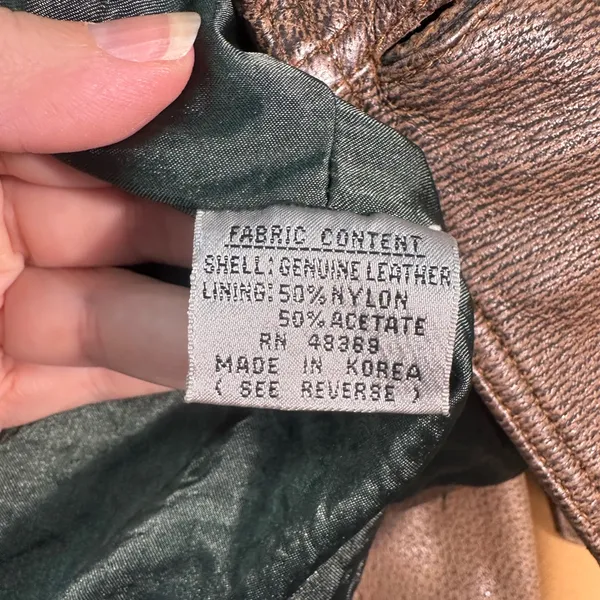 Vintage Jarrod’s Leather Jacket Size Medium GUC - Image 9