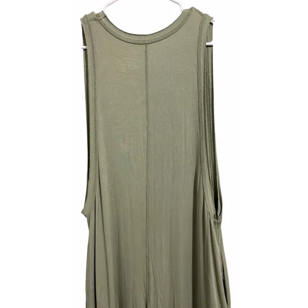 Imbodhi Sonnet‎ Ribbed Jumpsuit Green Women's Size Medium - Image 4
