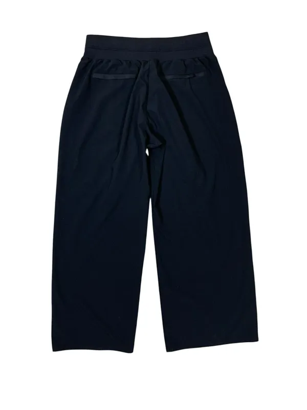Athleta Black Brooklyn Mid‎ Rise Wide Leg Cropped Pants Size 14 Casual Travel - Image 2