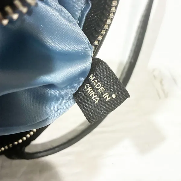COACH Black STRIPE‎ STITCHED NYLON TOTE—E1276- F17668 - Image 6