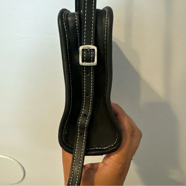 Vintage Coach Bellini Purse Crossbody Bag Leather #9139 , Costa Rica Black‎ - Image 3