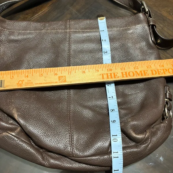 COACH Y2K Soho Crossbody Bag Brown Pebble Leather F15064 - Image 11
