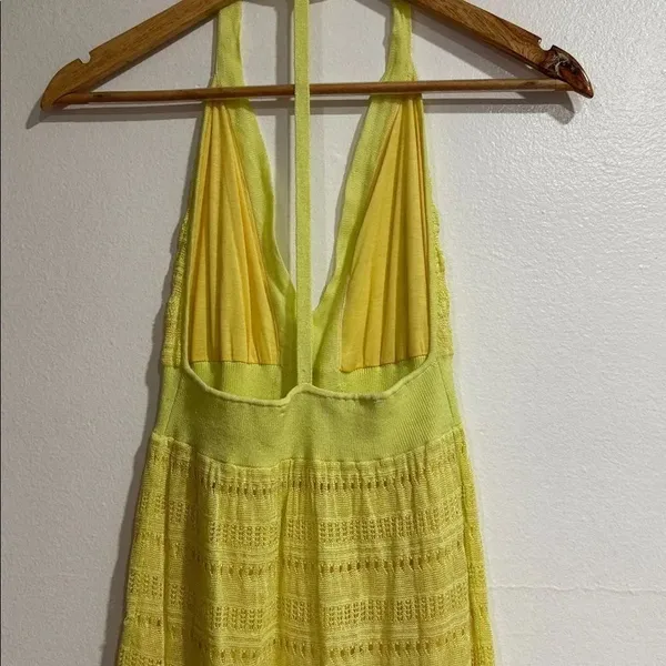 Victoria's Secret knit dress in bright yellow NWOT - Image 4