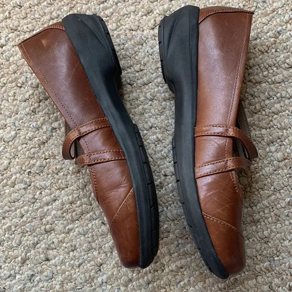 ABEO Smartsystem 3595 Brown Leather Mary Jane Shoes Size 8.5 - Image 14