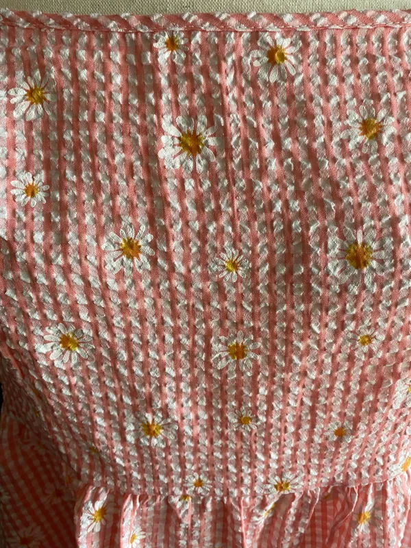 Nwot-Pink Gingham Babydoll Top-Size 2x - Image 8