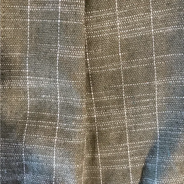 NWT RIHOAS Green Checkered Striped Cotton Linen Blend Shorts Small Pockets - Image 9