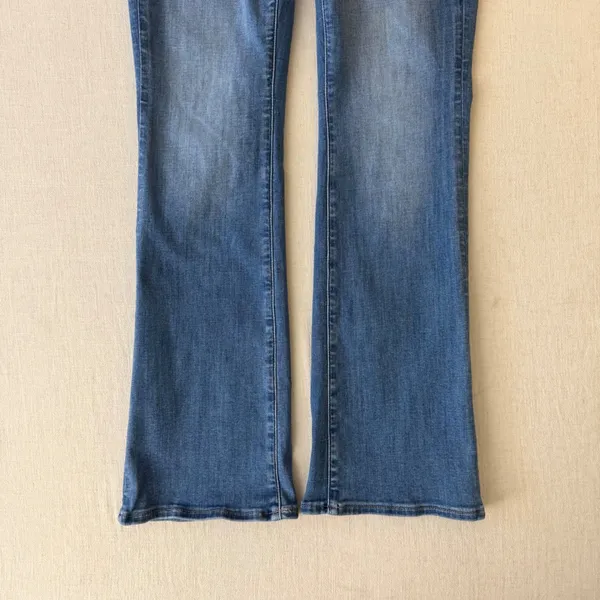 American Eagle Kick Boot Next Level Stretch Jeans Womens 4 Short Blue - Image 3