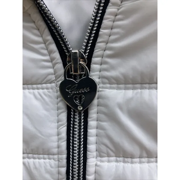 Guess Women's‎ White Puffer Jacket - Size XL - Image 4