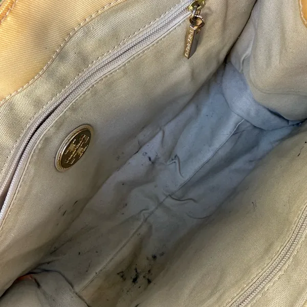 Tory Burch Coated Twill‎ Mini Tory Tote SEE PHOTOS. W - Image 7