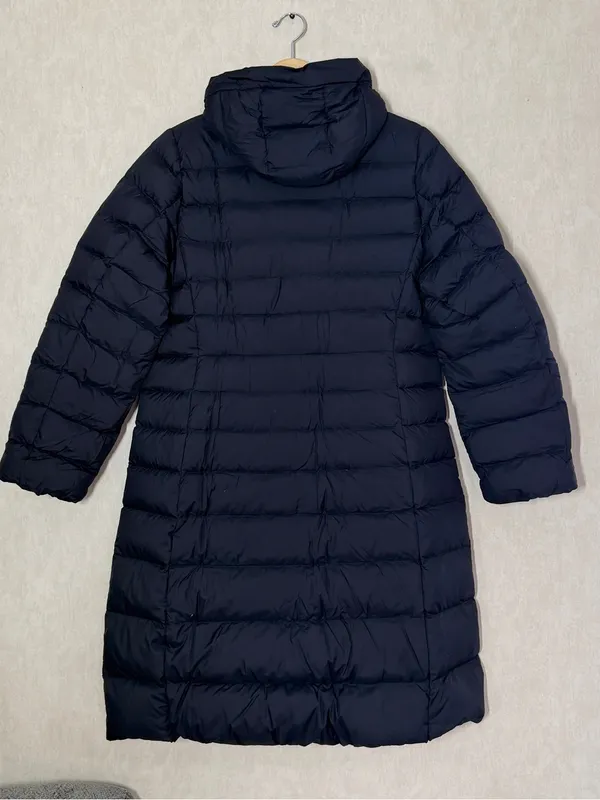 Uniqlo Women’s Ultra Light Down Long Coat Hooded in Black L - Image 5