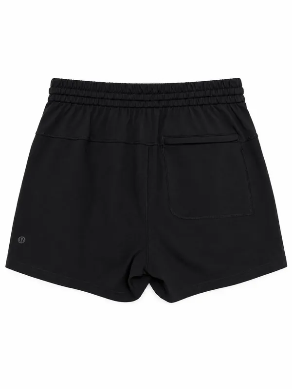 Lululemon Men’s Soft Jersey Shorts 5” Black Athleisure Drawstring Casual Size XS - Image 2