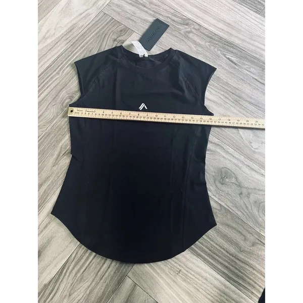 Alphalete Women's Velocity Tee - Blackout, Size XS - Image 5