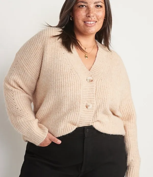 Old Navy Cozy Shaker Stitch Cardigan - Image 7