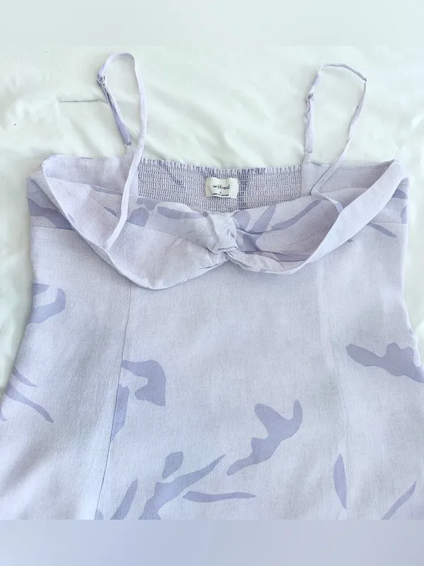 Aritzia Wilfred City Lights Mini Dress – Lavender – S - Image 5