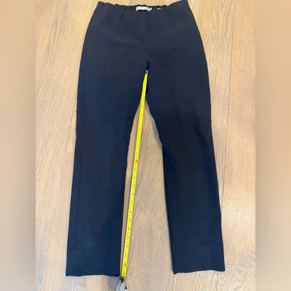 Vince navy Ribbed Waistband Pants - Image 4