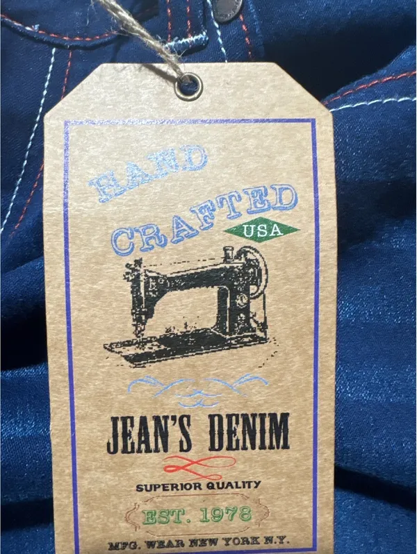 Jean's Denim Women's Size 8 Classic Dark Blue Straight Jeans - Comfy & Stylish! - Image 7