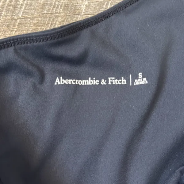 Abercrombie Fitch Black One Shoulder Traveler Mini Dress w/ Skort Size S - Image 3