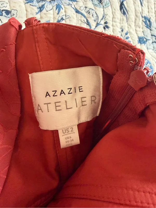 NWT Azazie Nathalia dress in Terracotta - Image 4
