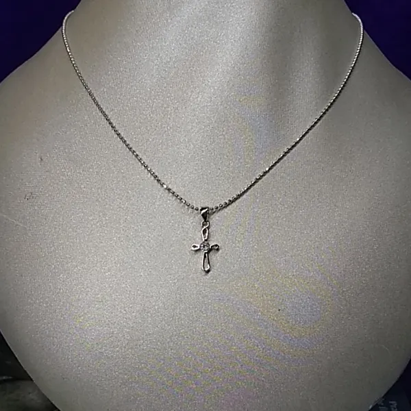 Stunning New Petite Cross Necklace - Image 3