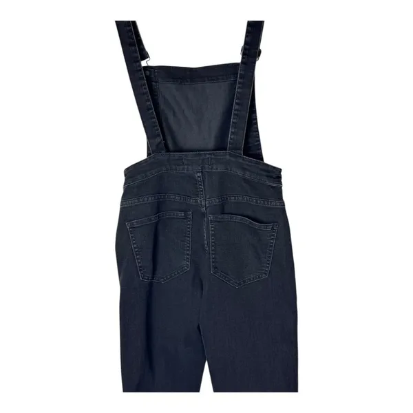 Madewell Overalls Women XS Washed Black Luna Denim‎ Skinny Gothic Grunge Outdoor - Image 6