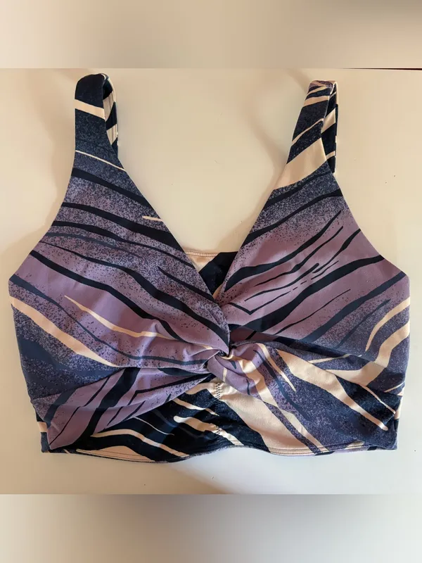 Free People Navy, Cream & Lavender Printed Tank - Image 2