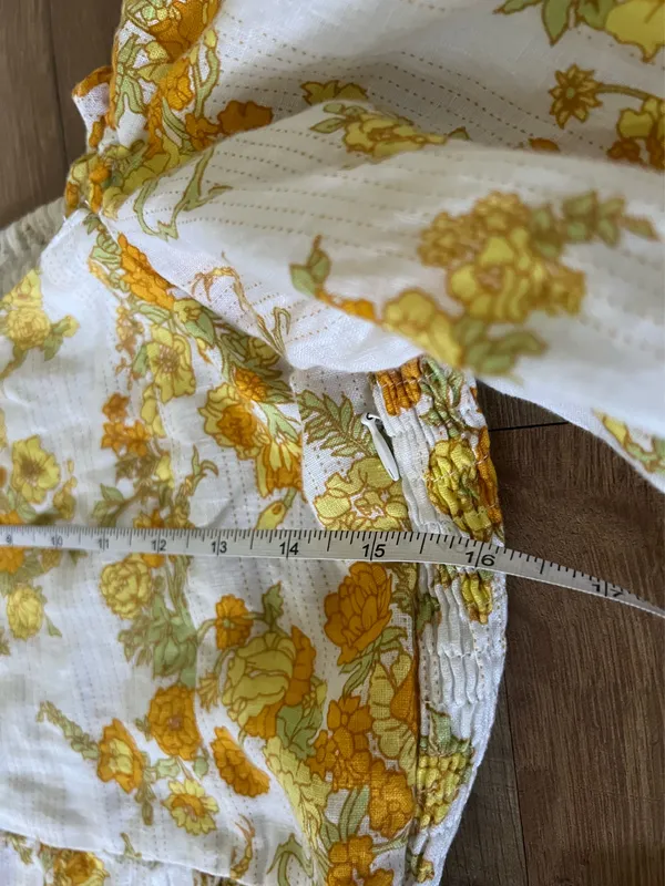 Faithfull the brand Gamora Midi Dress Linden Floral Print SIZE M - Image 9