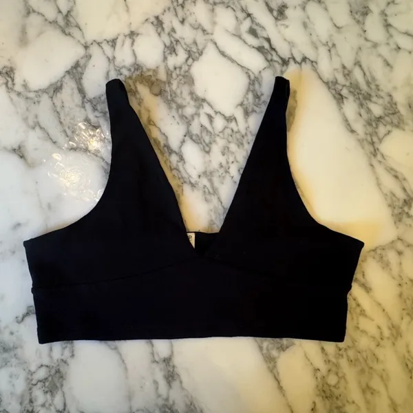 NWOT BP. V NECK Black Ribbed CROP TANK XL MSRP $25 - Image 8
