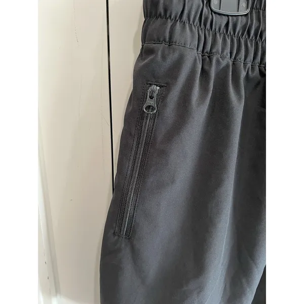 Ocean Pacific Black Athletic Shorts Elastic Waist Drawstring Zip Pockets Size XL - Image 4