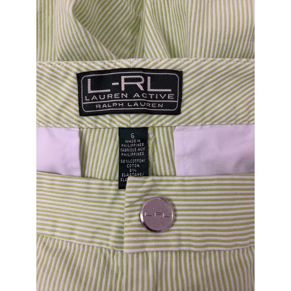 Ralph Lauren Active Green/White Shorts, 6 - Image 7