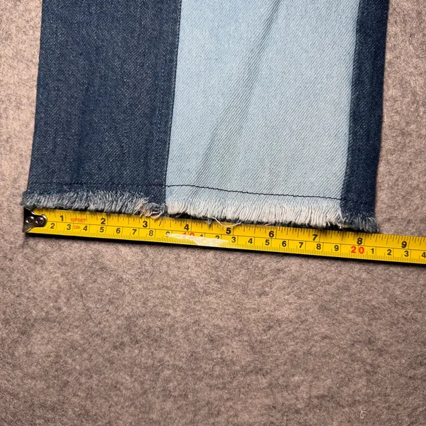 Strut & Bolt Women's Denim Jeans, Light & Dark Blue, Size L - Image 7