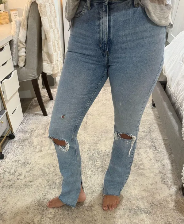 Zara high rise jeans - Image 5