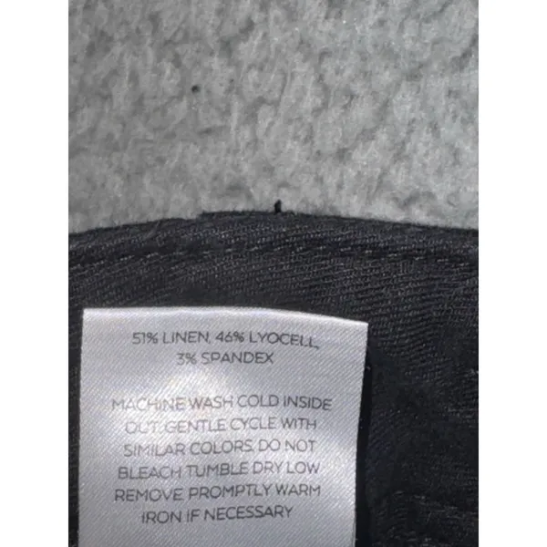 Level 99 Pants Women 31 Straight Leg Linen Utility‎ Outdoor Casual Preppy - Image 8