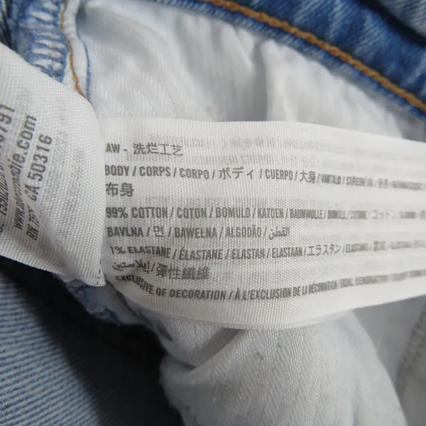 Abercrombie & Fitch The 90's Baggy Low Rise Jeans Straight Leg Size 2 - Image 4