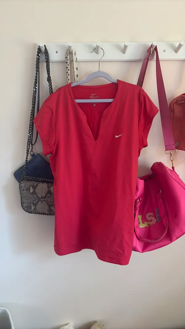 Pink Dri-Fit Nike Top for tennis women XL - Image 3