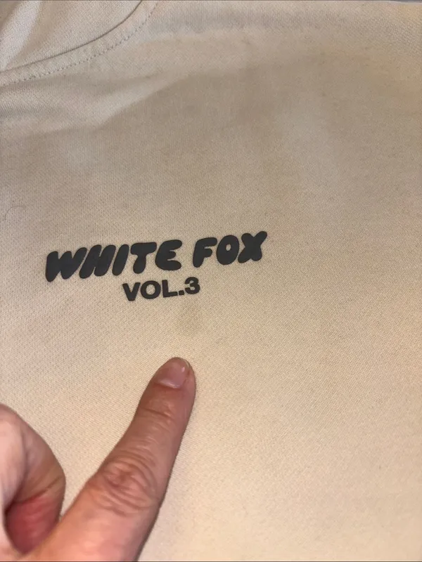White Fox Boutique Beige Track Pants Joggers - Image 7