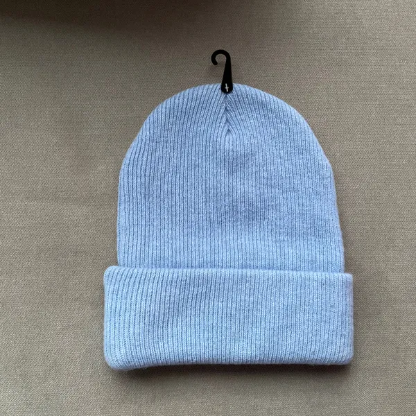 Alo Yoga Everyday Beanie Hat Tile Blue Heather - Image 4