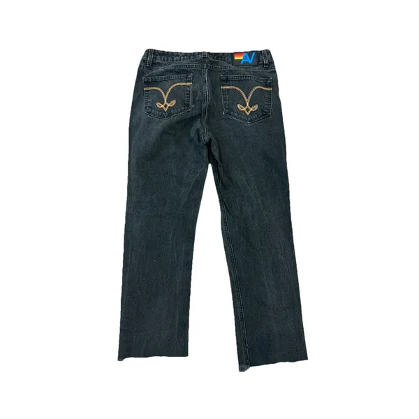 Aviator Nation Mid Rise Canyon Jean in Vintage Black Size: 27 - Image 5