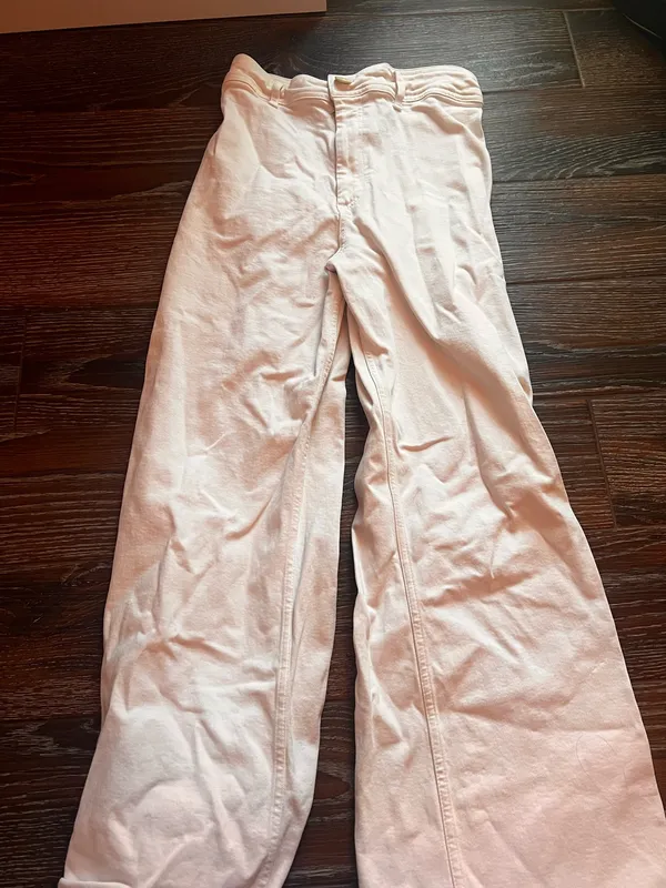 White ZARA Jeans - Image 2