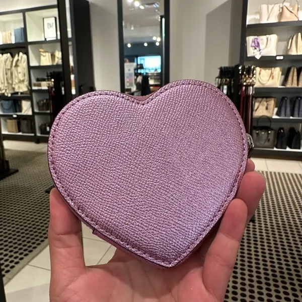 NWT Coach Heart‎ Coin Case - Image 2